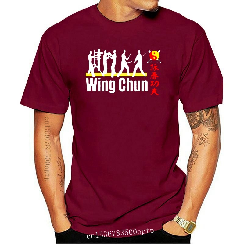 Pakaian Pria Gaya Terbaru Baru Grand Master Ip Man Wing Chun Tsun Kungfu T