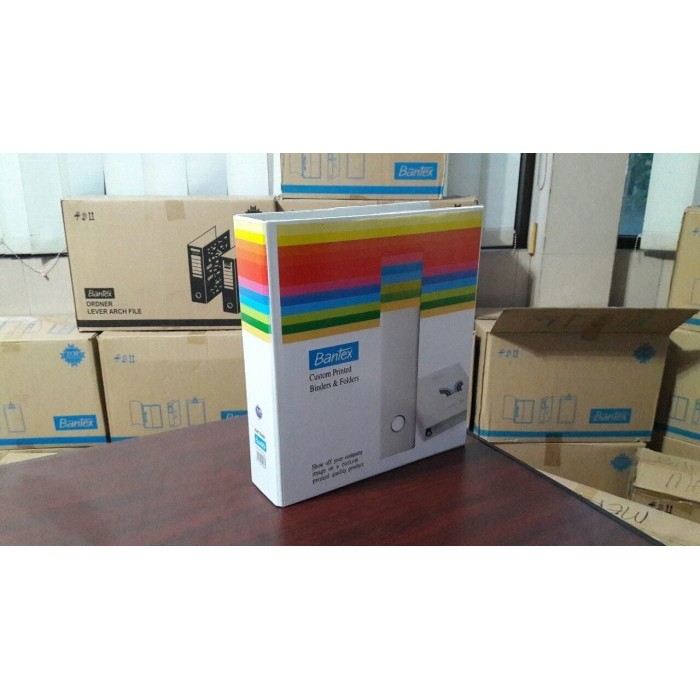 

Amberela Bantex Ordner Insert Binder A4 52Mm White Putih 8552 07