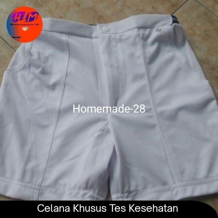Terlaris Celana Tes TNI-POLRI/Celana Putih Polos / Celana badminton SALE