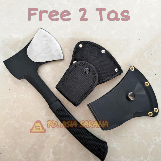 Kapak Pemotong Kayu Cacah Tulang Baja Tajam Outdoor Jeep Multifungsi