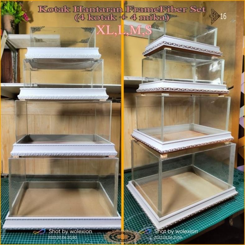 

BISACOD Box Hantaran Fiberframe set isi 4 Kec-76