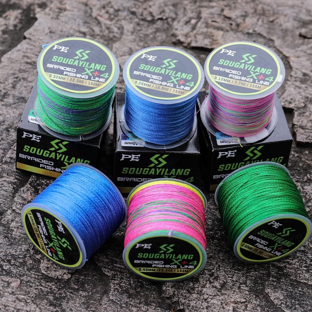 Super Murah Senar Pancing 150M Pe Fishing Line 5 Strands Max Grag 5Kg-25Kg Senar Pancing Jalinan Mul