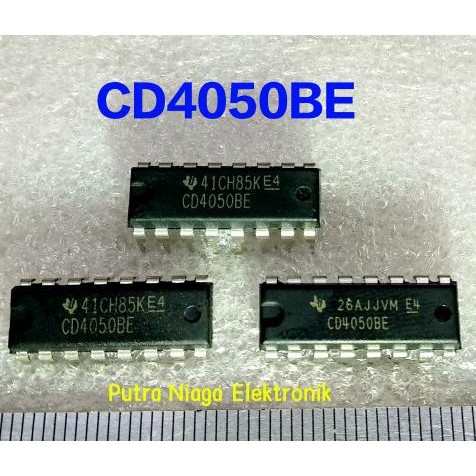 Update ic CD4050BE Dip 16 pin CD4050 / TC4050 / HEF4050 / HCF4050 putr4n