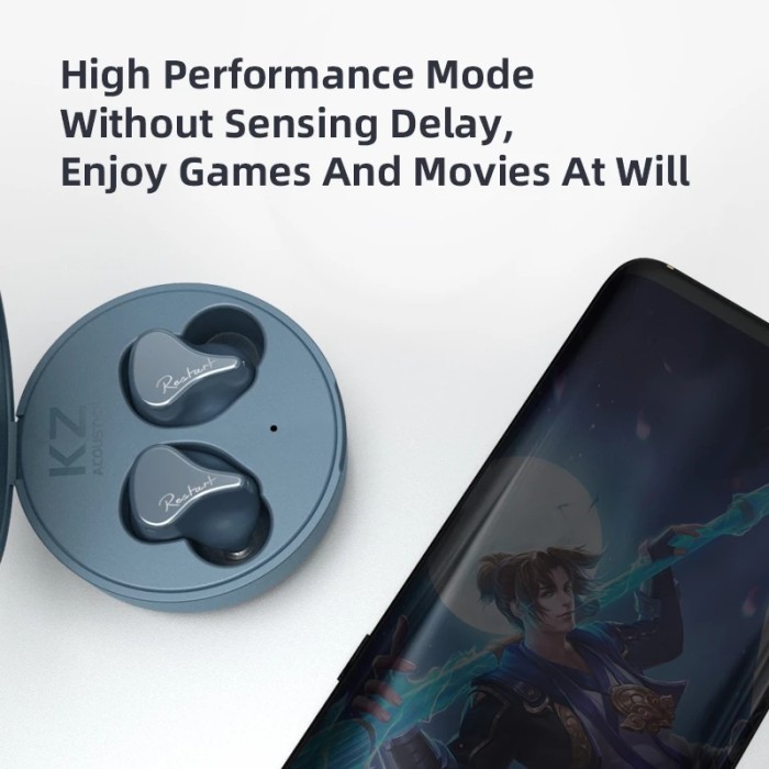 TWS Knowledge Zenith KZ SKS APTX Bluetooth 5.2 with c