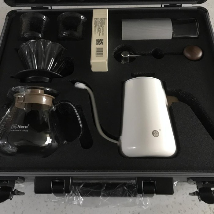 New Pour Over V60 Set Zerohero S02 Classic Coffee Travel Suitcase Z772