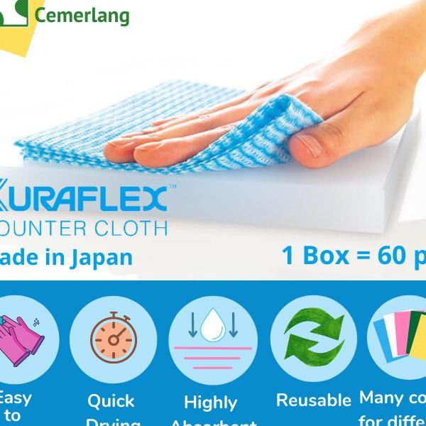 Kain Lap Kuraflex Counter Cloth Kuraray