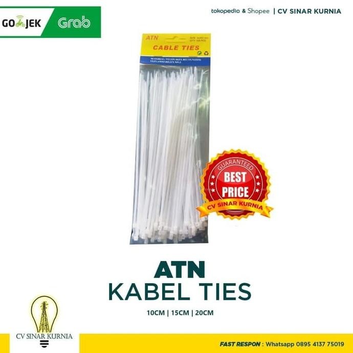

Update Kabel Tis / Cable Tie / Kabel Ties 30cm Merk ATN sinarkuuu Juara