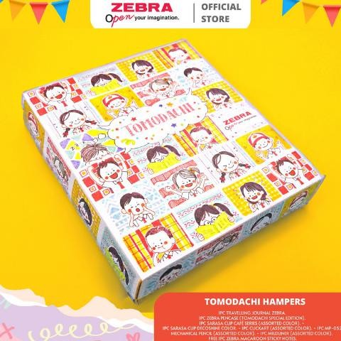 

TERMURAH - Zebra Hampers Gift Set Pulpen Sarasa Mildliner FREE PENCASE -Tomodachi