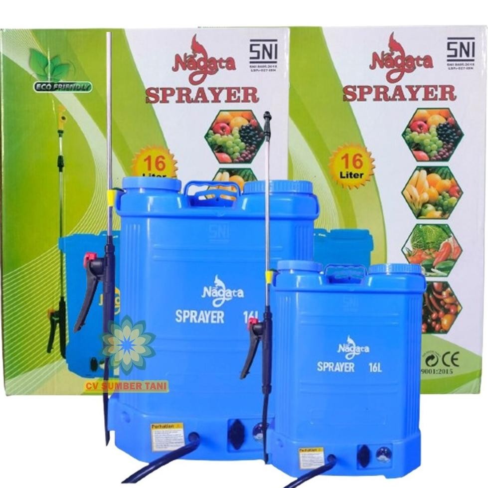 Hot Terbaru Nagata Sprayer Gendong Elektrik Kapasitas 16 Liter Alat Semprot Kebun Ss-64