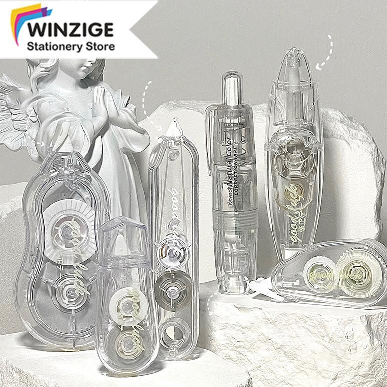 

Ew64 Winzige Combo 6 Tip ex Kertas Correction Tape Lucu Transparan Pita Koreksi Mekanik Aesthetic Alat Tulis Stationery Sale
