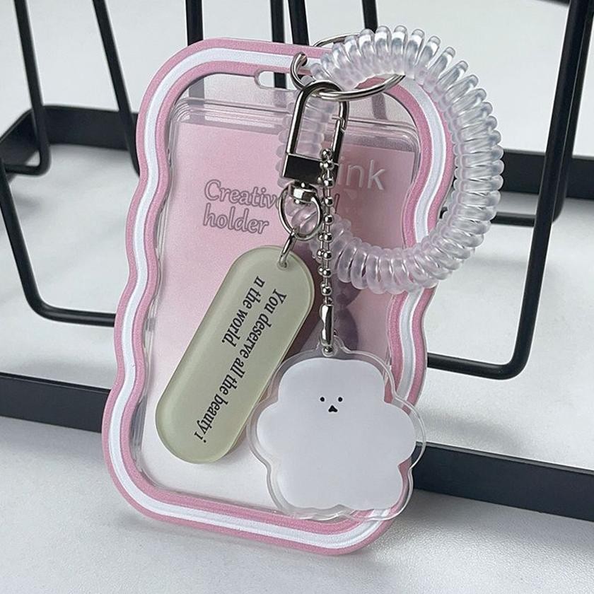 

gq-68 Transparan PC Photocard Holder Acrylic / Card Holder Akrilik / Lanyard Acrylic Tarik Sale