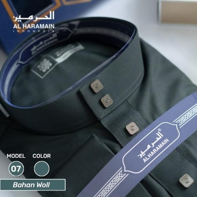Jubah Al haramain wol premium terbaru/gamis  wol pria dewasa/wol 07