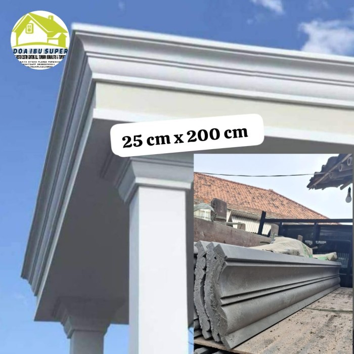 LISPLANG 25CM LIS PLANG LISPLANG BETON LISPLANG PROFIL TEMPEL LISPLANG TEMPEL LISPLANG FULL BETON