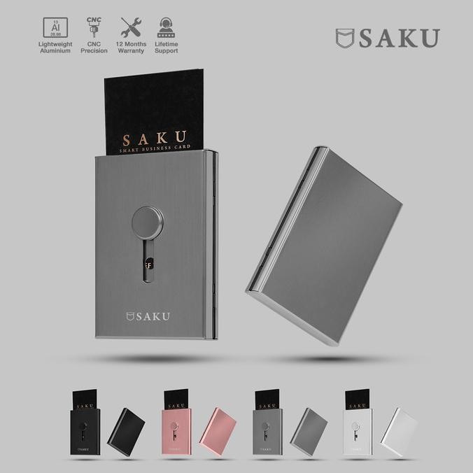 

TERMURAH - Dompet Kartu Nama SAKU Kotak Tempat Kartu Nama Business Card Holder BL