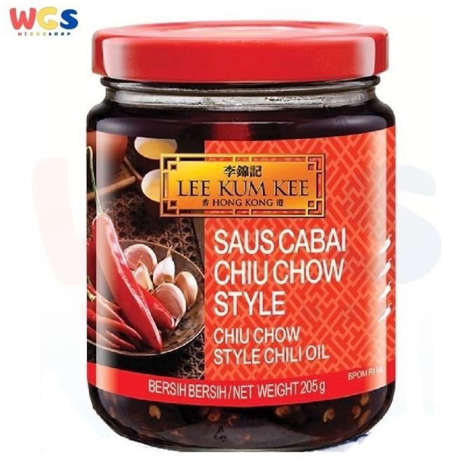 

Lee Kum Kee Chiu Chow Style Chili Oil Saus Cabai 205g P83G