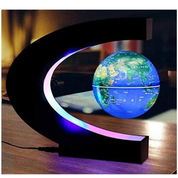 

Terlaris floating globe earth bola dunia melayang magnetic dekorasi rumah - map SALE