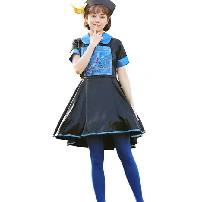 DFR Ancient Chinese Ghost Halloween Costume Adult China Zombie Vampire TERLARIS