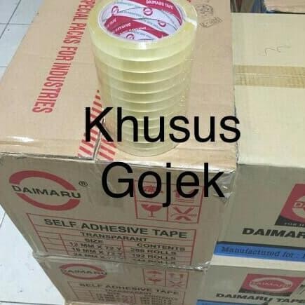 

1 Karton Isolasi Daimaru 1/2Inch 12 Mm [*Gojek/ Grab] [ Brunr ]