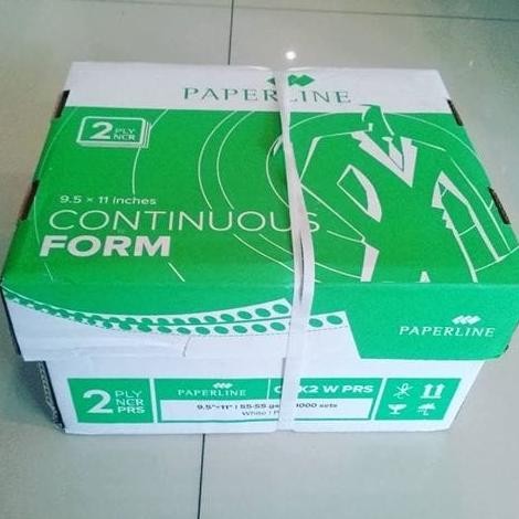 

Paperline Continuous Form 9 1/2 X 11 Inchi Prs 2 Ply | Bagi 2 Warna [ Brunr ]