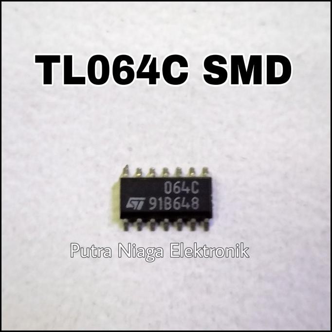 ic TL064C SMD 064C SOP-14 TL064 High Quality TL 064 putr4n Ayo Order