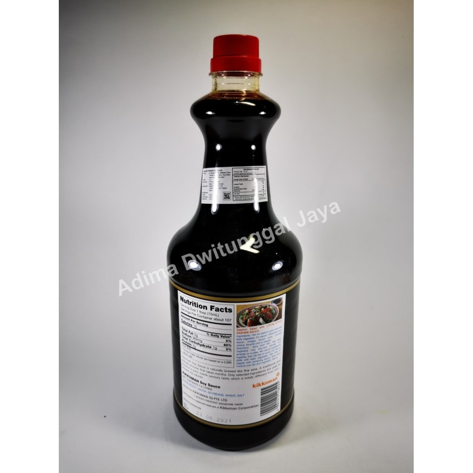 

Soy Sauce Kikkoman 1.6 Ltr / Kecap Asin / Kecap Jepang