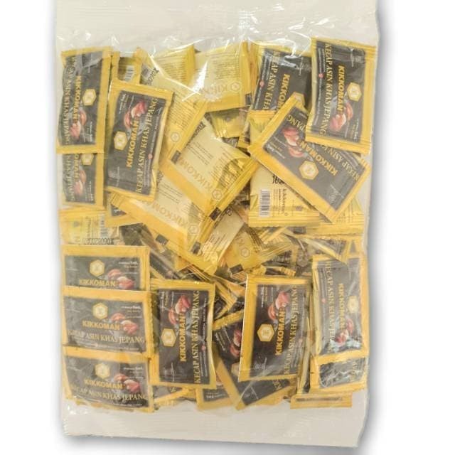 

Kikkoman Kecap Asin Khas Jepang Shoyu Halal Sachet ( 100 X 5Ml)