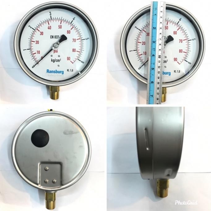 RWS 1411 6in Pressure Gauge Ransburg manometer