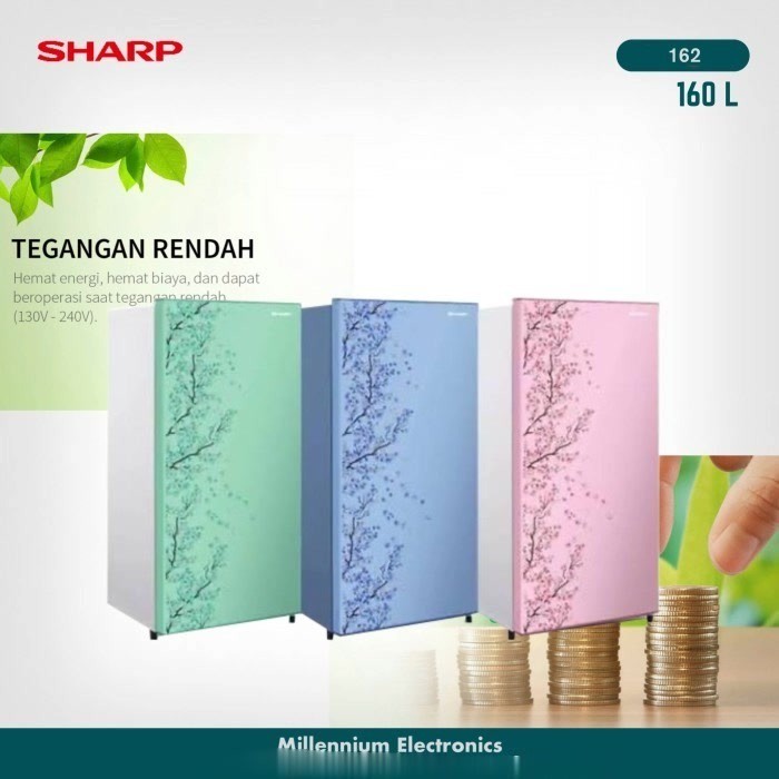 Kulkas Sharp 1 pintu SJ-162 Sakura