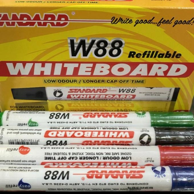 

Spidol Whiteboard Standart / Lusin 12 Pc ( Hitam,Biru,Merah ) Standard