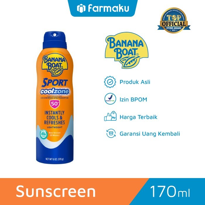 Banana Boat Ultramist Sport Coolzone Spray SPF50+ 170 g