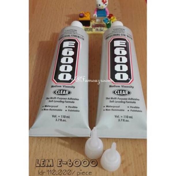 

Ori Lem E6000 110Ml Free Nozzle For Diy Deco Case - Lem Bling Case - Diy Lem Craft - Lem E6000 Termurah - Lem E6000 Screen Handphone - Lem Serbaguna - Lem Kerajinan Tangan - Lem Diy High Quality