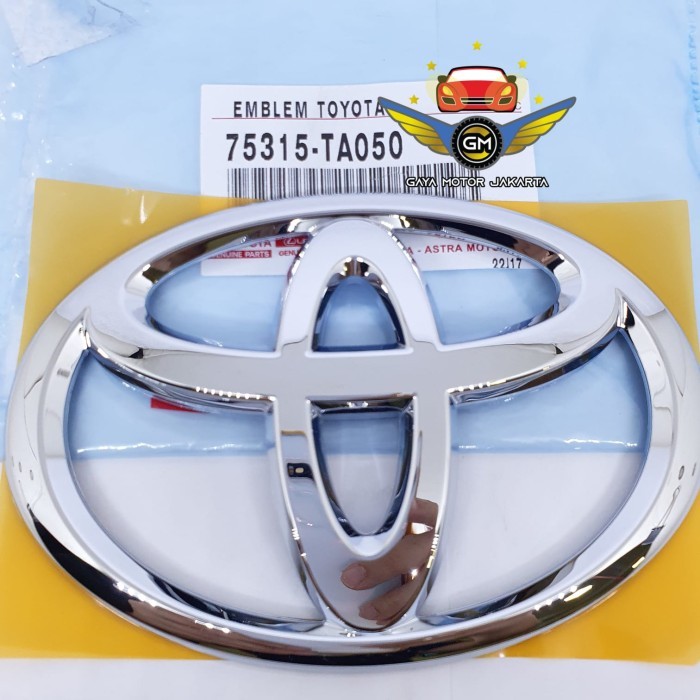 Emblem Logo Toyota Tutup Kunci Ban Serep-Tutup Tempat Ban Serep Rush