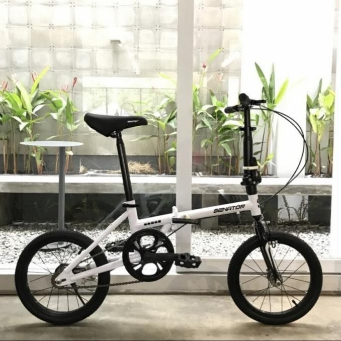 Sepeda Lipat 16 Inch Senator Folding Bike - 1 Speed