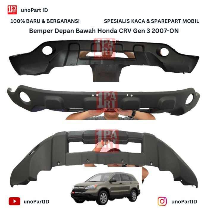 Bumper Bemper Depan Bawah CRV Gen 3 2007-