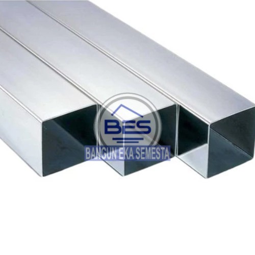 HOLLOW STAINLESS 304 40 X 60 X 1 MM X 6 M PIPA KOTAK SS 304