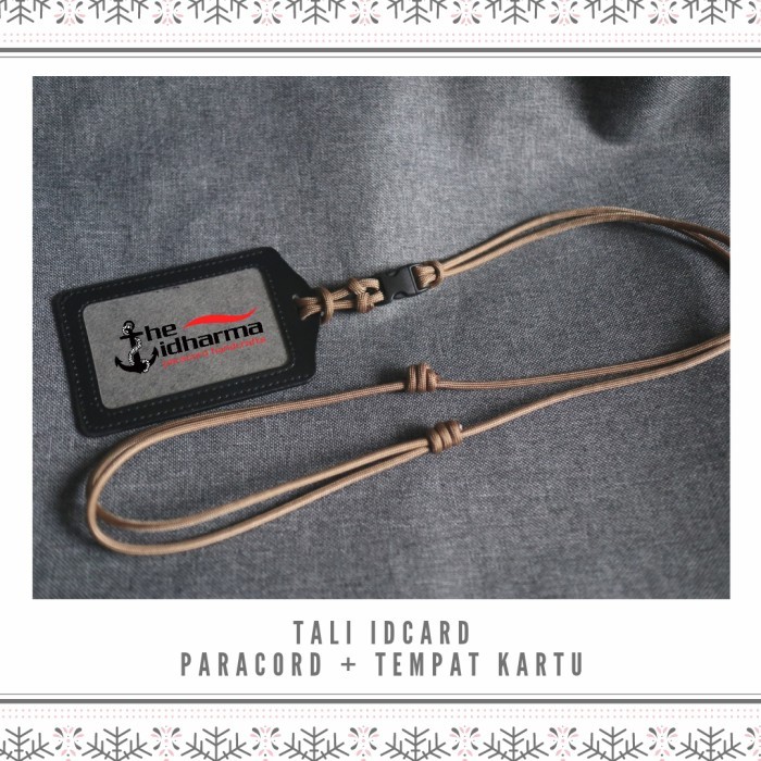 

Terlaris Lanyard ID Card Tali Name Tag Paracord Buckle SALE