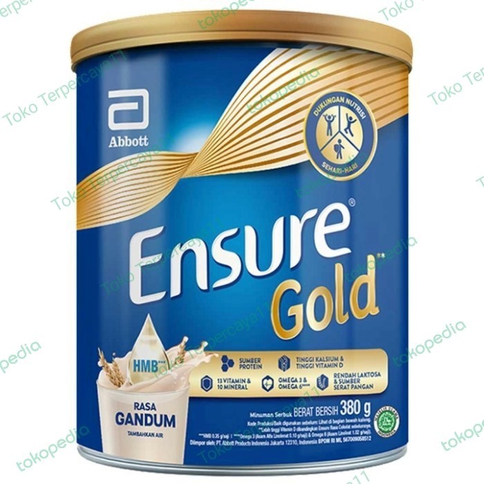 

susu ensure gold rasa gandum 380grsusu lansiasusu bubuk