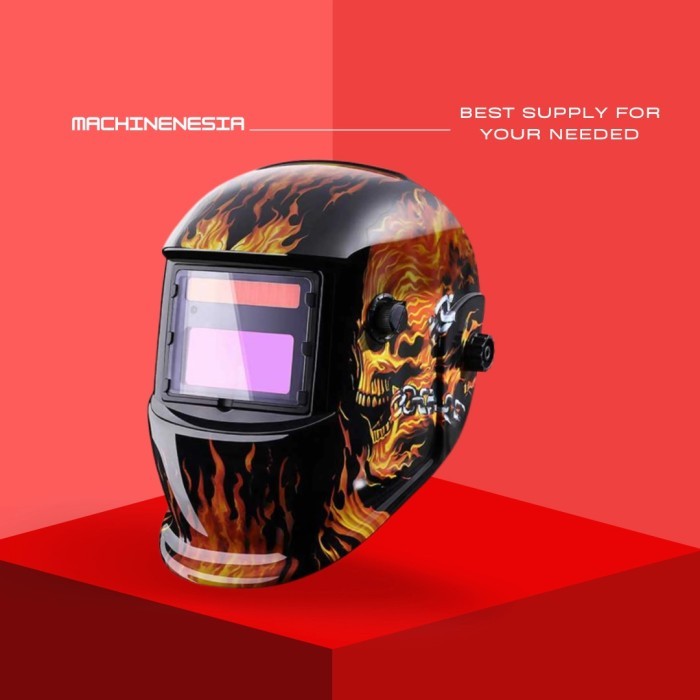 HELM LAS OTOMATIS GELAP AUTO DARKENING / TOPENG LAS / KEDOK LAS