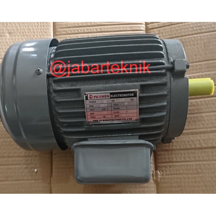 2HP 1PHASE ELECTRO MOTOR DINAMO TAIWAN FUCHEN