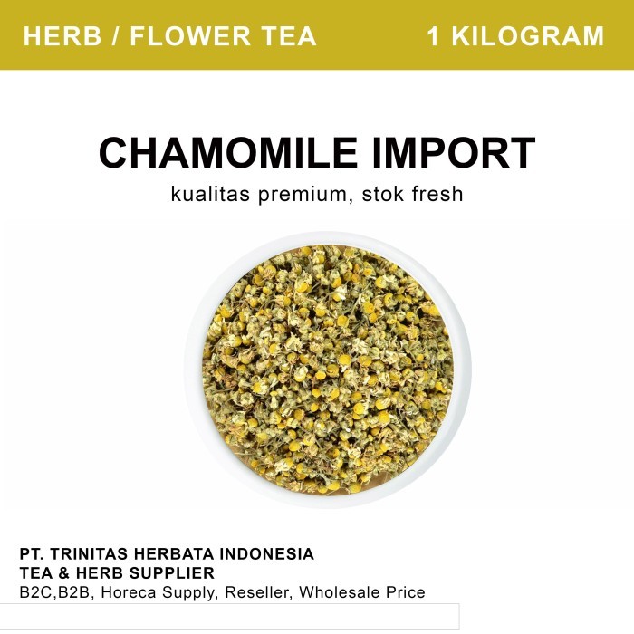 

Chamomile Tea 1kg / Teh Kamomil German Premium / 1 kilo