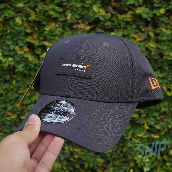 TOPI SNAPBACK Topi Mclaren repreve anthracit F1 original New Era cap 9forty 2023