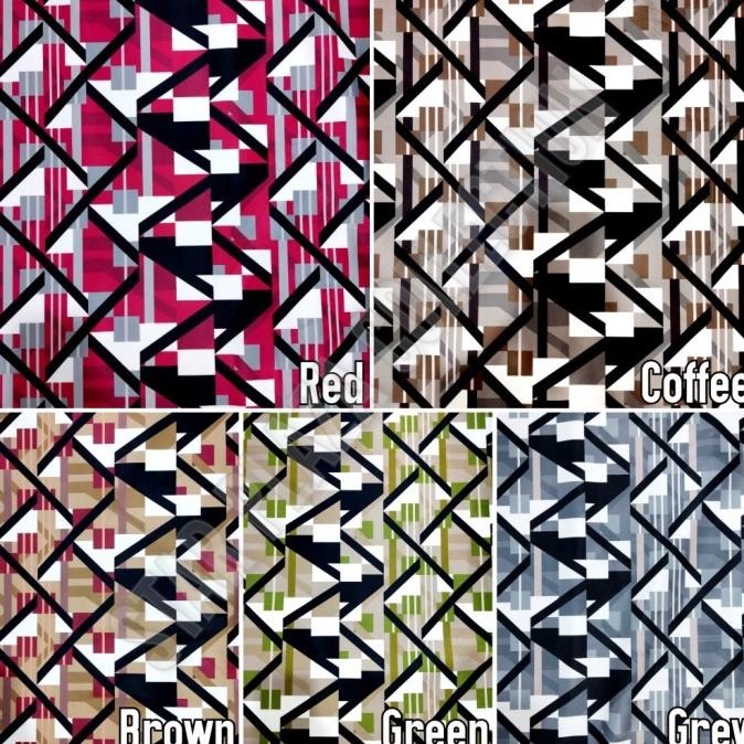 Kain Bludru Velvet Motif Abstrak Minimalis - Dalmore (Sofa, Jok Kursi)