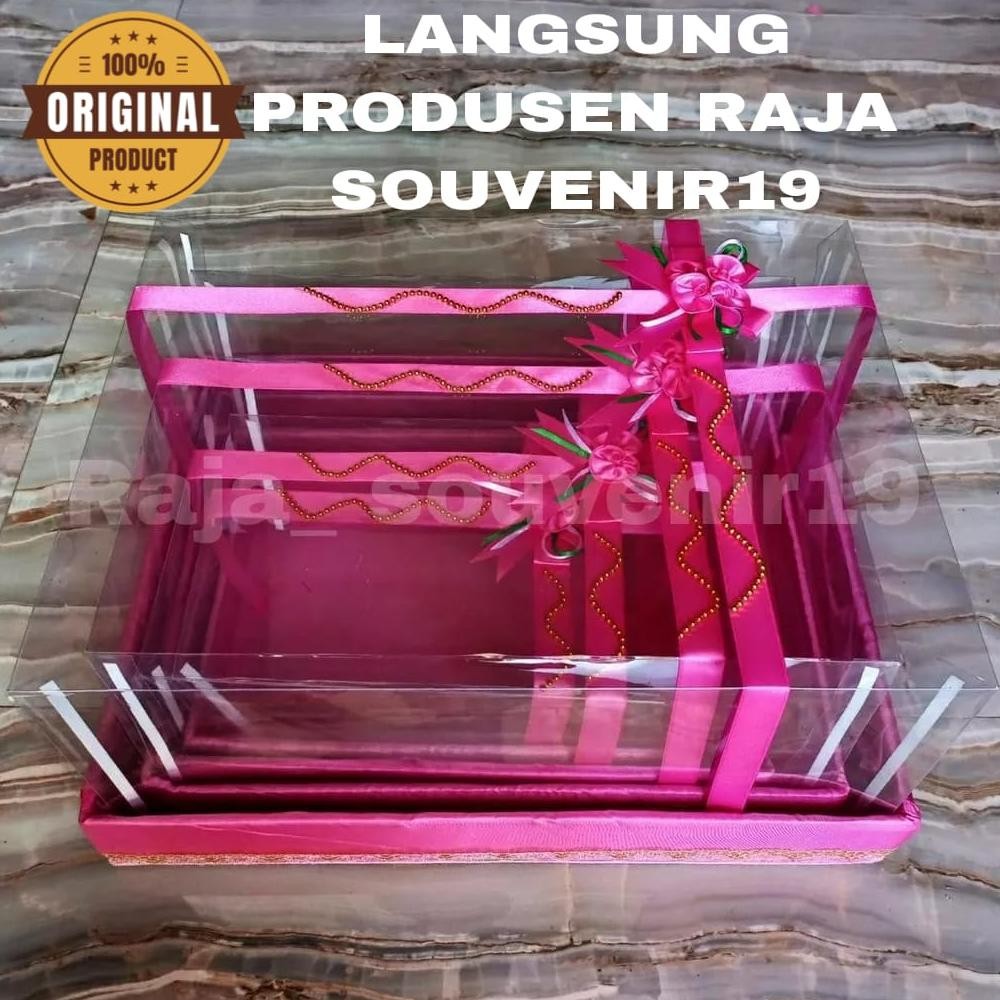 

ORIGINAL Kotak Seserahan Pernikahan Set Lengkap Isi 4 Box Hantaran Parcel Mika Yu-10