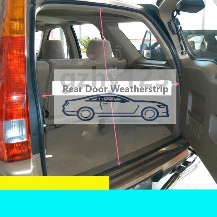 Pintu belakang karet Tailgate untuk HONDA CRV 2002 2003 2004 2005 2005 Tail Door Strip |D3436177|