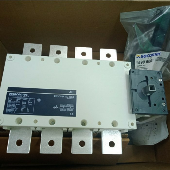 Paling Baik Ohm Saklar - Change Over Switch - Cos Socomec Sircover 4P 630A