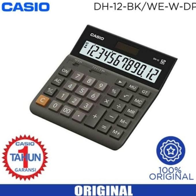 

er-6 Calculator Kalkulator Casio DH-12-Bk Original Viral