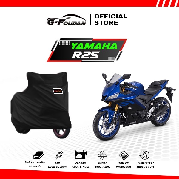 Body Cover Motor R25 / Sarung Motor Yamaha R25 / Selimut Sepeda Motor Yamaha R25