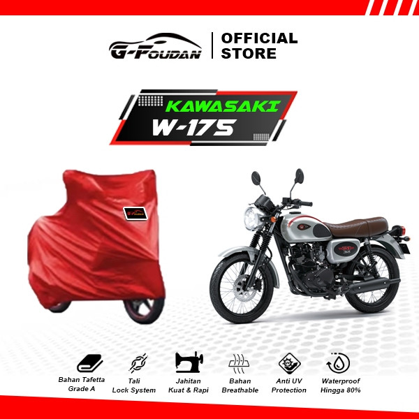 Body Cover Motor Kawasaki W175 / Sarung Motor Kawasaki W-175 / Selimut Motor Kawasaki W175