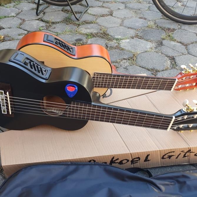 Gitar mini,gitar travel,gitar lele elektrik equalizer