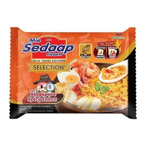 

mie sedaap Spicy Singapore Laksa 1 dus isi 40